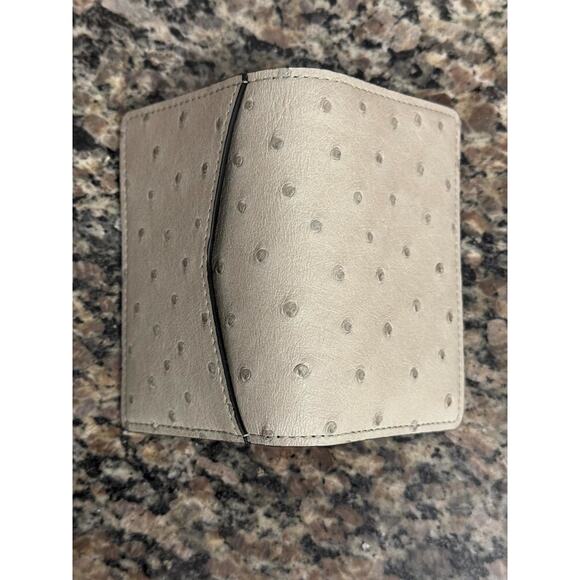 Louis Vuitton Ostrich Leather Wallet Card Organizer N99891 w/ Box VWG 31640 - Picture 4 of 8